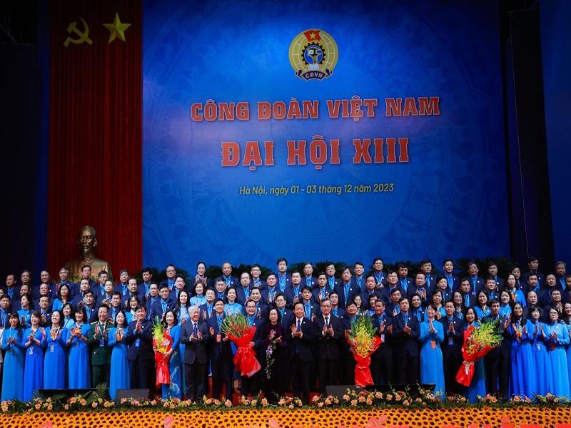 Ra mắt Ban Chấp hành Tổng Liên đoàn Lao động Việt Nam khoá XIII, nhiệm kỳ 2023 - 2028