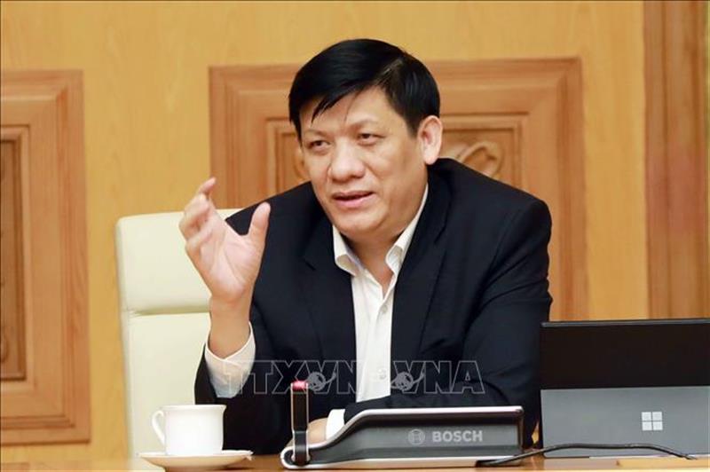 Thứ trưởng Bộ Y tế Nguyễn Thanh Long phát biểu. Ảnh: Doãn Tấn-TTXVN