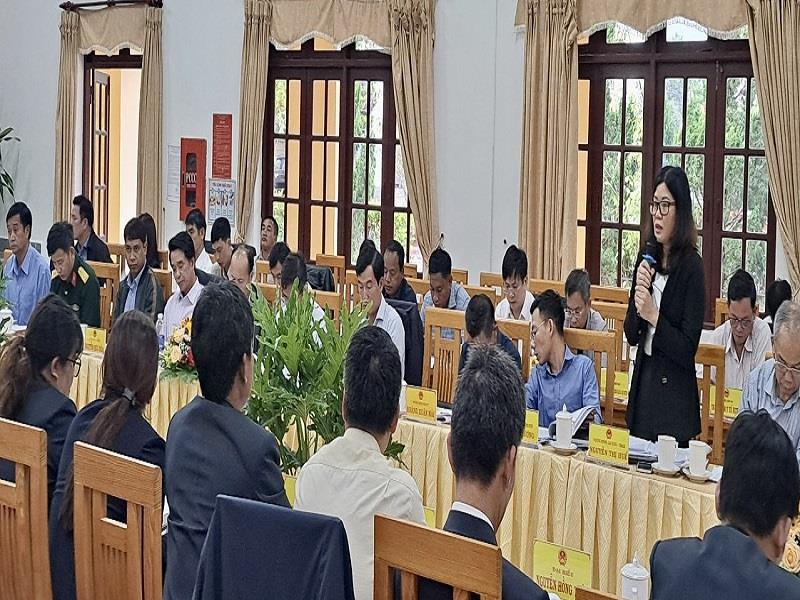 Các cơ quan chuyên môn giải trình tại phiên họp