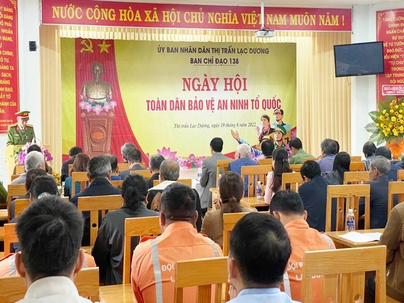 Quang cảnh Ngày hội Toàn dân bảo vệ an ninh Tổ quốc