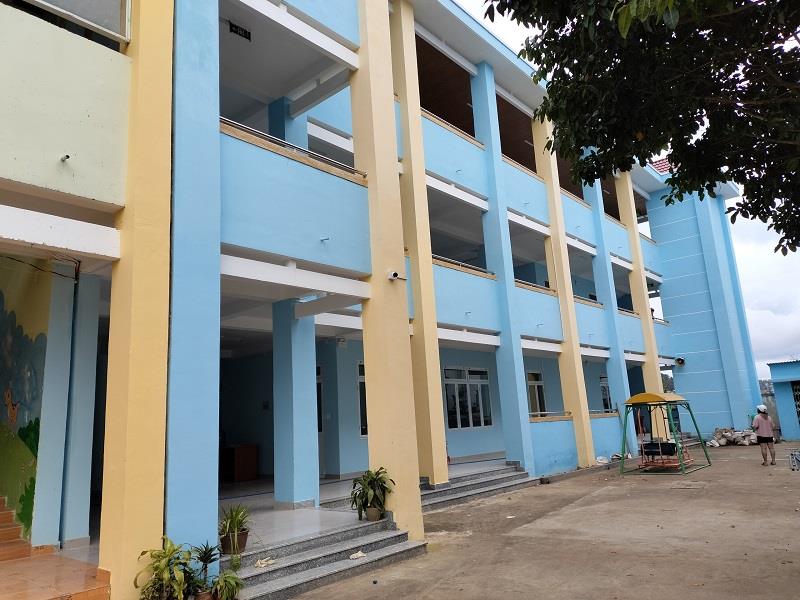 Trường Mầm non Họa Mi  đưa vào sử dụng 6 phòng học mới trong năm học 2023 - 2024