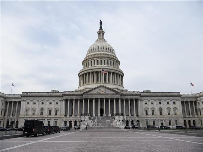 Tòa nhà Quốc hội Mỹ tại Washington, DC. Ảnh: TTXVN.