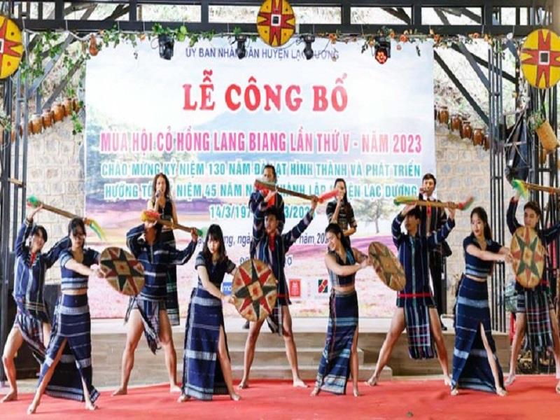 Huyện Lạc Dương công bố Mùa hội Cỏ hồng