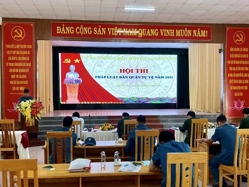 Hội thi diễn ra đảm bảo các quy định về phòng chống dịch Covid-19