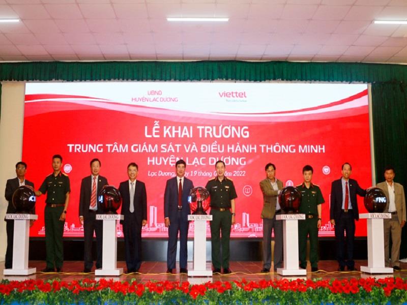 Huyện Lạc Dương chính thức vận hành Trung tâm Giám sát và Điều hành thông minh vào cuối tháng 5/2022