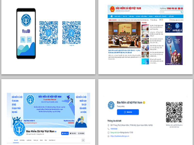 BHXH Việt Nam khuyến cáo người dân chỉ sử dụng dịch vụ từ các trang web chính thống hoặc trực tiếp đến với các cơ quan BHXH địa phương