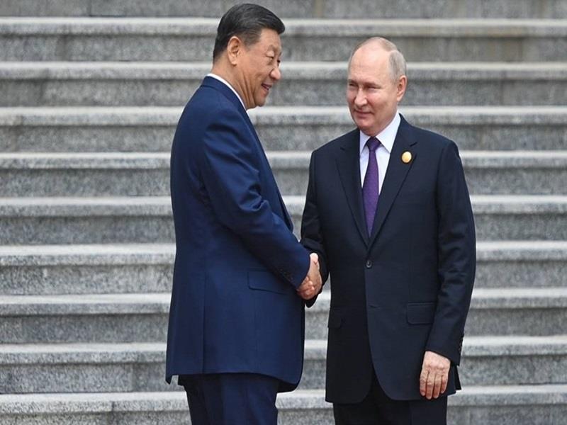Chủ tịch Trung Quốc Tập Cận Bình và Tổng thống Nga Vladimir Putin đã có các cuộc hội đàm thân mật, cởi mở ở Bắc Kinh. Ảnh: Sergey Bobylev/TASS
