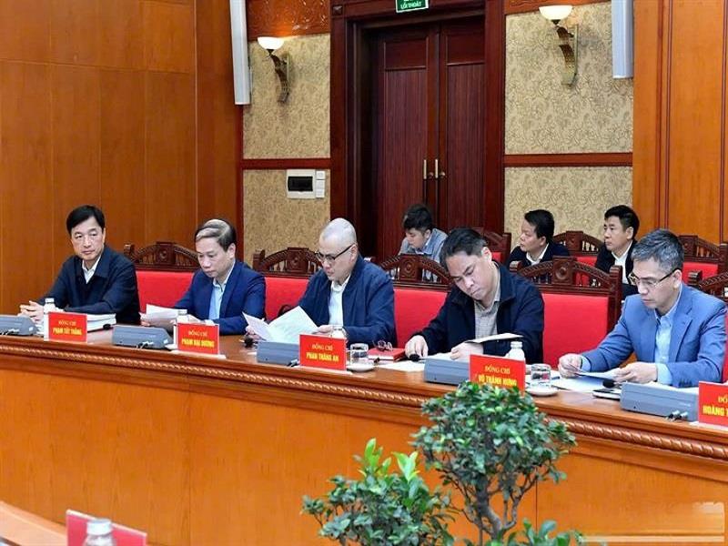 Phiên họp thứ hai của Ban Chỉ đạo chuyển đổi số trong các cơ quan Đảng.