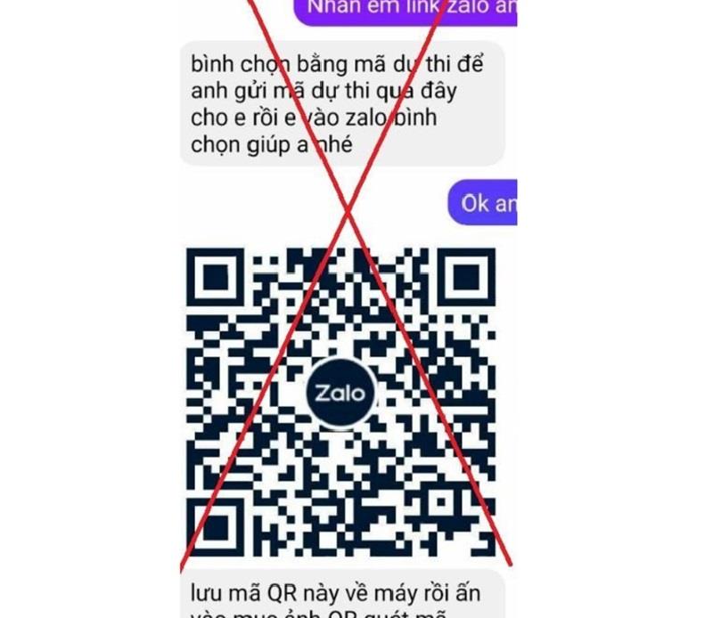 Người dùng cần hết sức cảnh giác với những mã QR, đường link lạ được gửi tới điện thoại di động, hoặc các mã QR trên mạng.