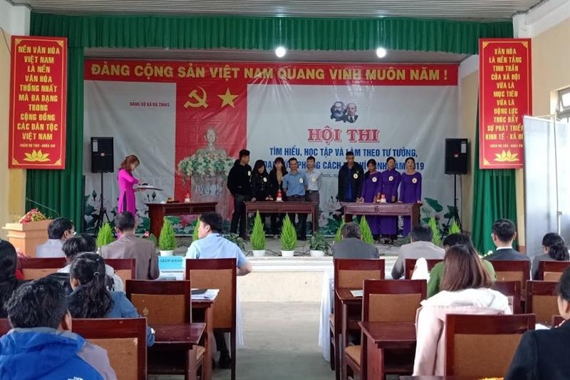 Hội thi tại xã Đạ Chais