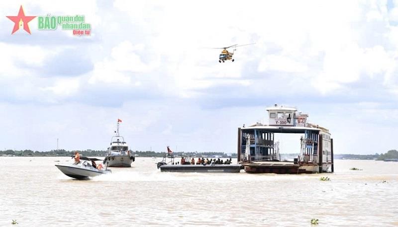 Diễn tập khu vực phòng thủ tỉnh Bến Tre năm 2022.