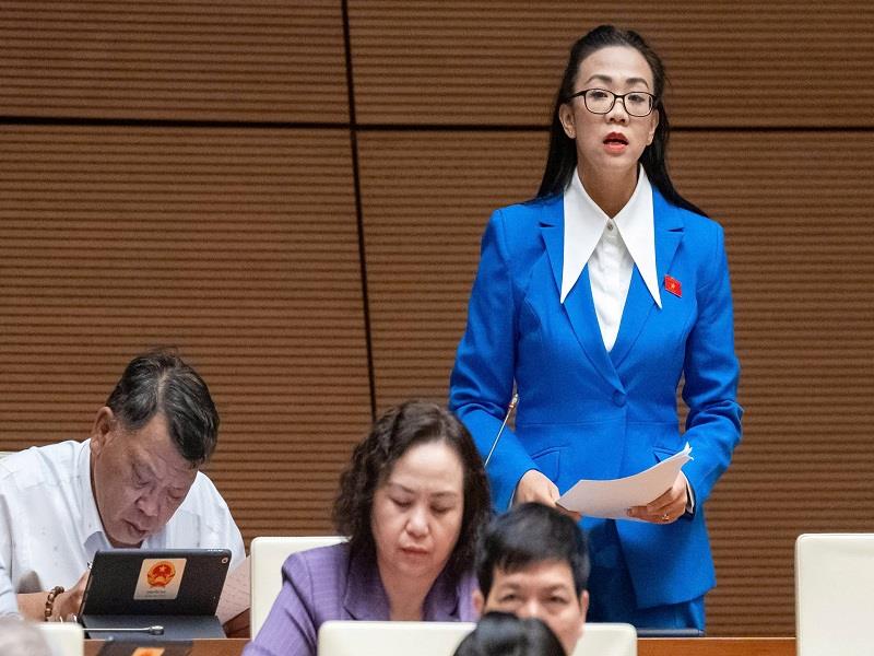 Đại biểu Quốc hội Trịnh Thị Tú Anh tham gia góp ý dự thảo luật