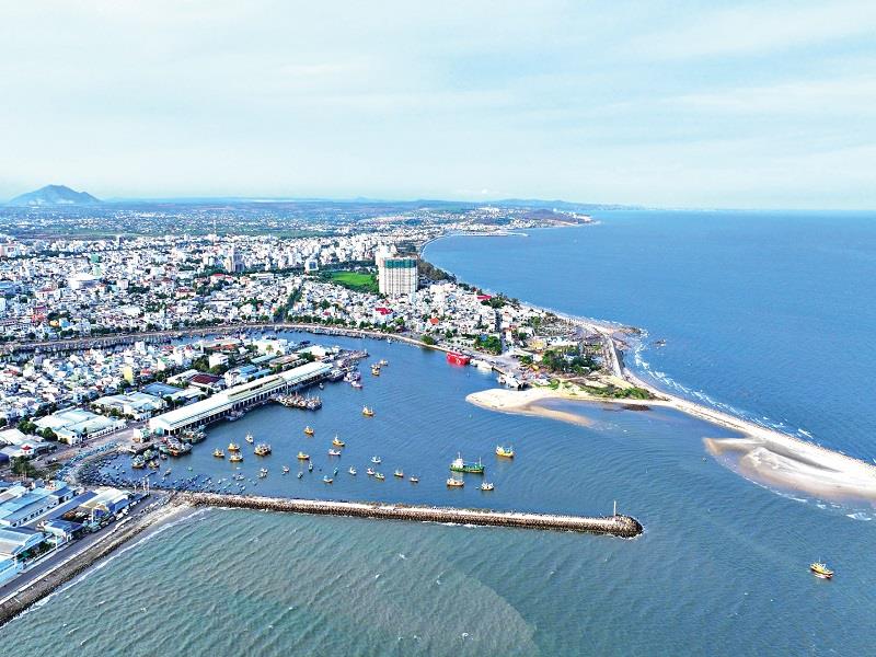 Một góc khu vực trung tâm TP Phan Thiết, tỉnh Bình Thuận hiện nay