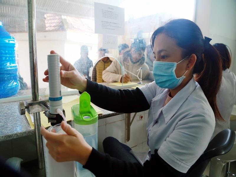 Một điểm cấp phát thuốc methadone cho người nghiện trên địa bàn tỉnh Lâm Đồng