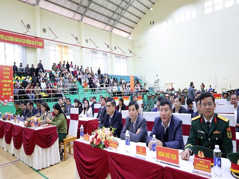 Các đại biểu dự Lễ giao, nhận quân năm 2025
