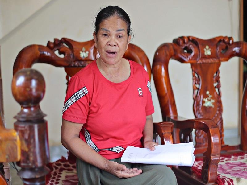 Bà K'Them cho biết sau 8 năm vay số tiền 270 triệu đồng, bà phải đền bù số tiền lên đến 4,1 tỷ đồng nên đã kháng cáo lên Toà án Nhân dân tỉnh Lâm Đồng