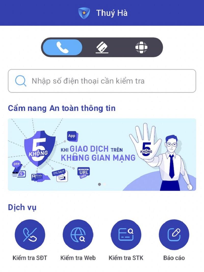 Giao diện phần mềm nTrust trên điện thoại - Ảnh: VGP/HM