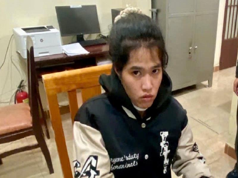 Đối tượng Me Bla Jợt Ly tại cơ quan Công an