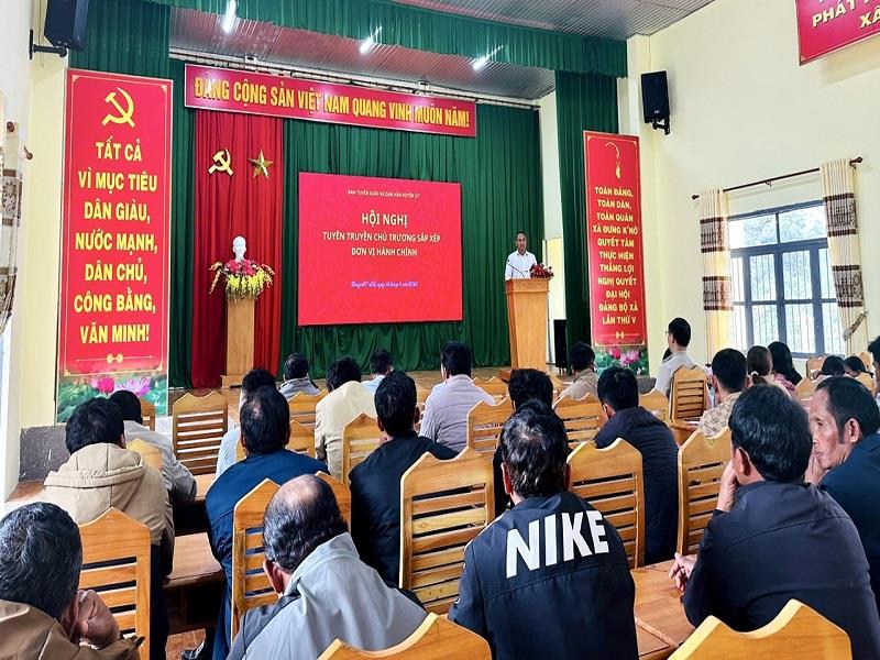 Huyện Lạc Dương tổ chức tuyên truyền chủ trương sắp xếp đơn vị hành chính đến các tầng lớp Nhân dân