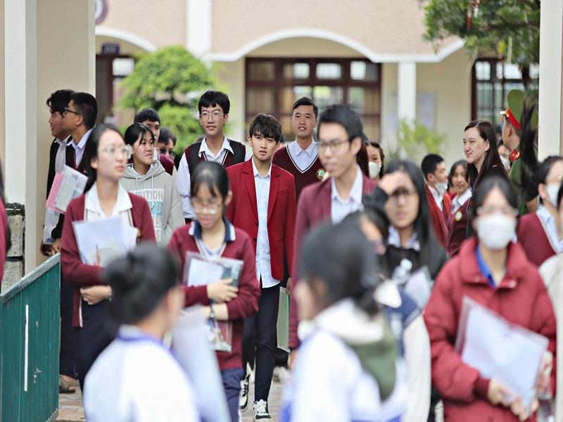 Kỳ thi tốt nghiệp THPT năm 2024 tại Lâm Đồng được ghi nhận diễn ra an toàn và nghiêm túc. Ảnh: Chính Thành