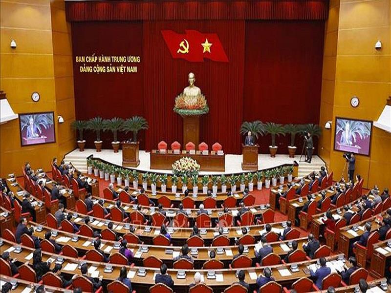 Quang cảnh phiên bế mạc Hội nghị Ban Chấp hành Trung ương Đảng khoá XIII