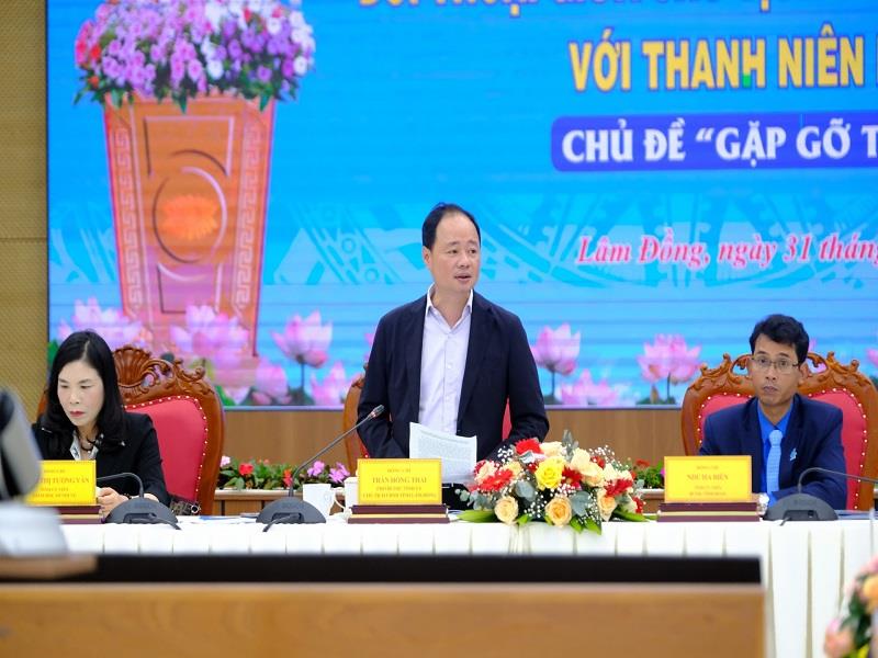Các đồng chí chủ trì Hội nghị