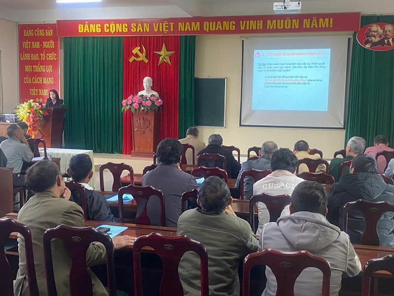 Quang cảnh lớp tập huấn