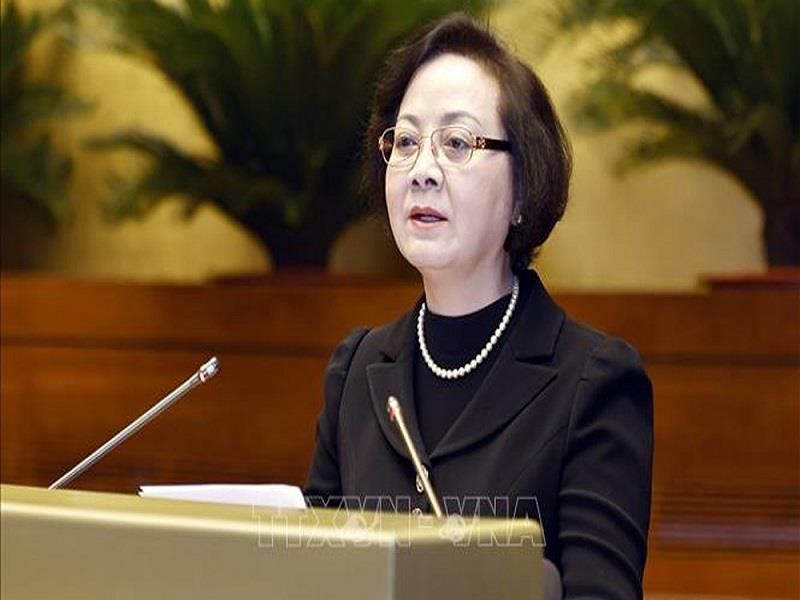 Bộ trưởng Bộ Nội vụ Phạm Thị Thanh Trà