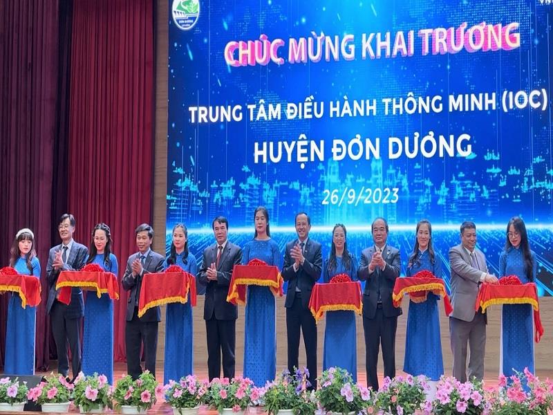 Năm 2023, huyện Đơn Dương ra mắt Trung tâm điều hành thông minh IOC và tiếp tục dẫn đầu Cải cách hành chính