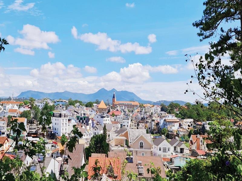 Quang cảnh trung tâm TP Đà Lạt