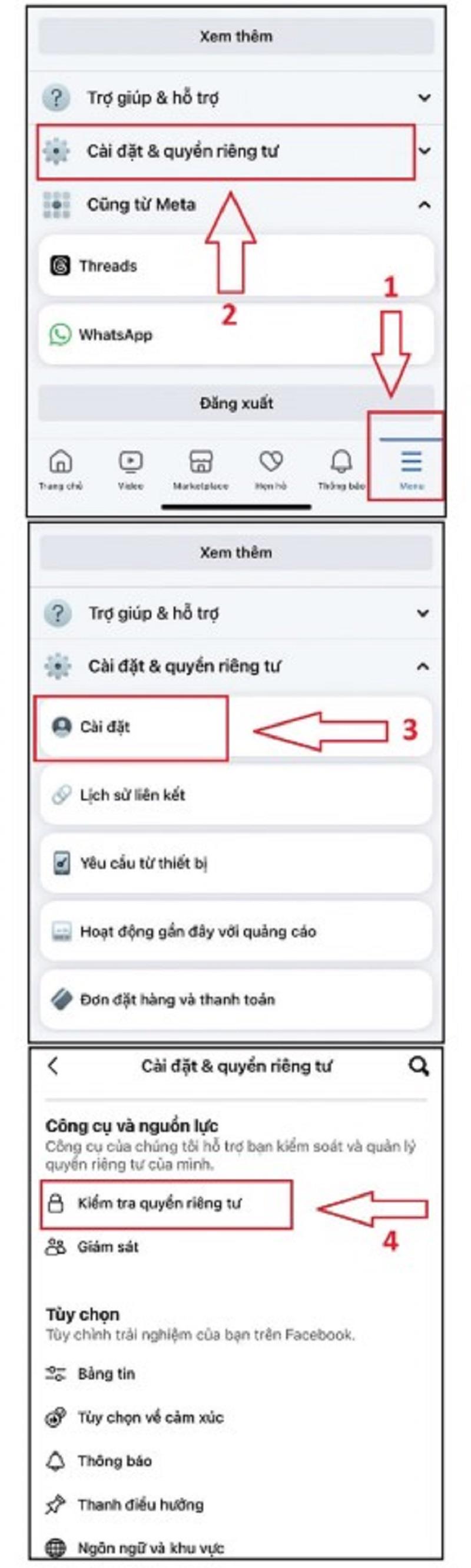 Cài đặt hạn chế thông tin cá nhân trên facebook