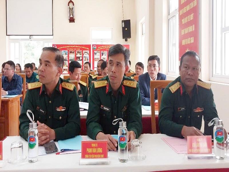 Lãnh đạo Ban CHQS huyện tham dự hội nghị