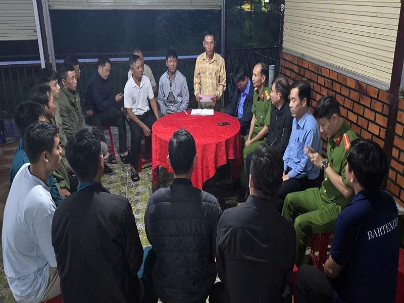 Công an phường Lộc Sơn (TP Bảo Lộc) tuyên truyên, hướng dẫn các quy định cho lực lượng bảo vệ an ninh trật tự cơ sở