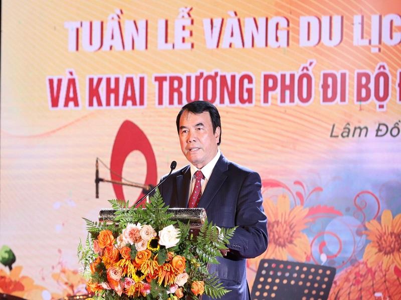 Phó Chủ tịch UBND tỉnh Lâm Đồng Phạm S phát biểu bế mạc