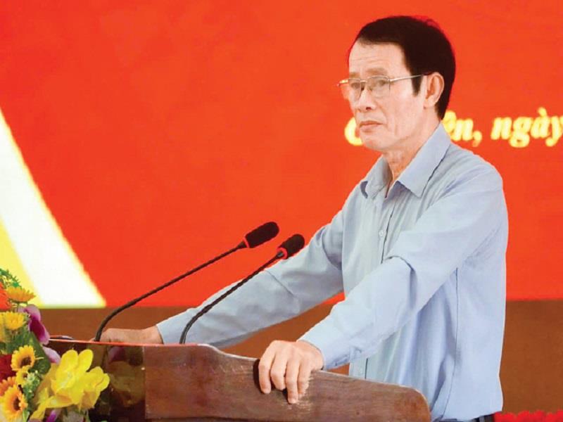 Đồng chí Nguyễn Thái Hồng - Trưởng Ban Tổ chức Huyện ủy Cát Tiên