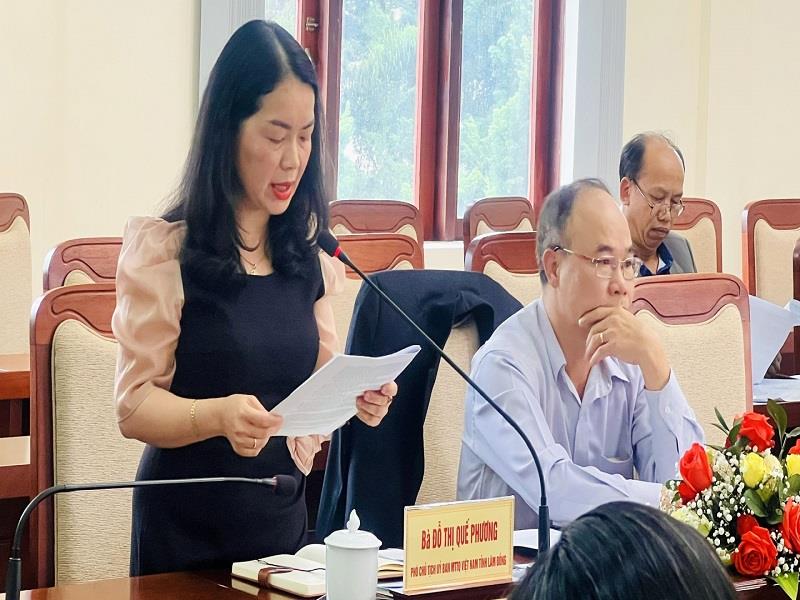 Phó Chủ tịch Ủy ban MTTQ Việt Nam tỉnh triển khai các văn bản, hướng dẫn