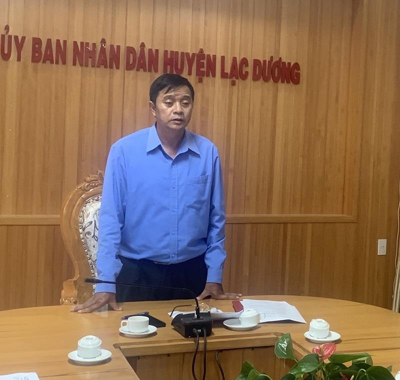 Đồng chí Cil Poh - Phó Chủ tịch UBND huyện chỉ đạo một số nhiệm vụ cần thiết đảm bảo cho kỳ thi tốt nghiệp THPT năm 2024 tại huyện Lạc Dương diễn ra an toàn