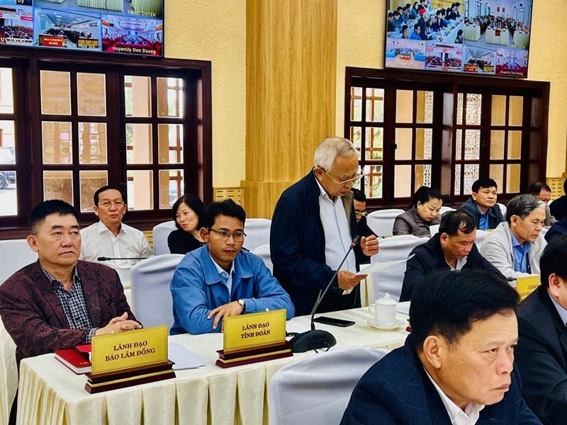 Các đại biểu tham dự và phát biểu ý kiến tại Hội nghị
