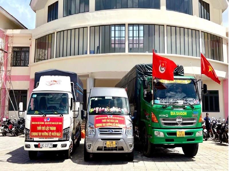 Những chuyến xe mang theo thông điệp của tuổi trẻ Lâm Đồng hướng về đồng bào vùng lũ phía bắc