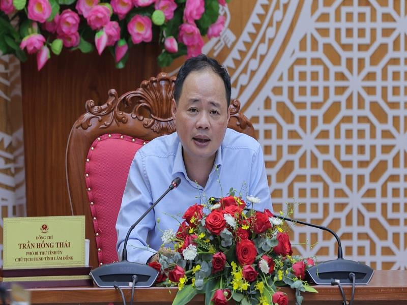 Chủ tịch UBND tỉnh chủ trì hội nghị tại đầu cầu UBND tỉnh Lâm Đồng
