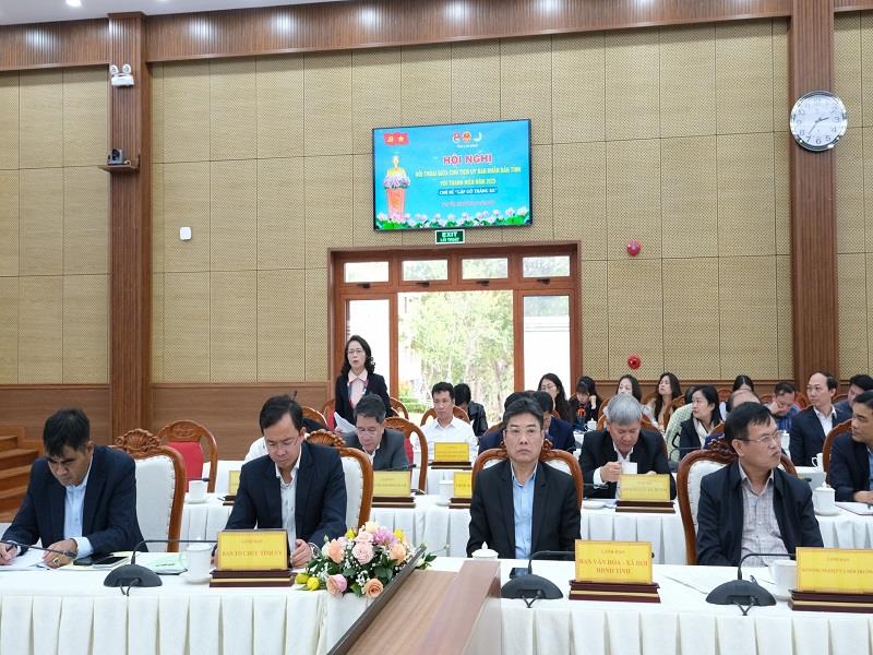Đại diện lãnh đạo các sở, ban, ngành tham dự Hội nghị