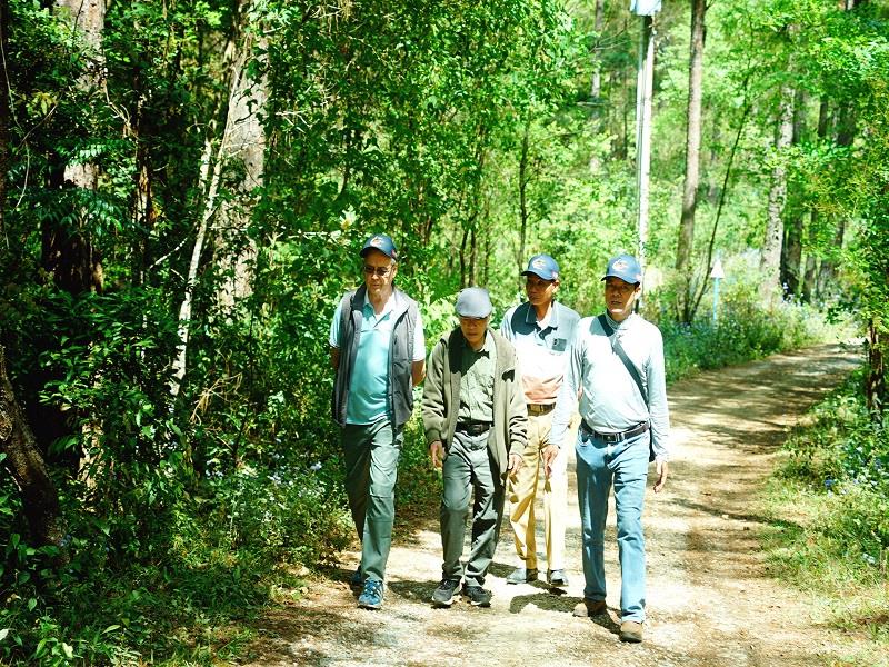 Trong khuôn viên Thung lũng Nắng bình yên