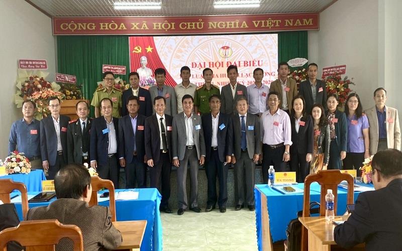 Lãnh đạo Hội Luật gia tỉnh và huyện chúc mừng Ban Chấp hành Hội Luật gia huyện Lạc Dương khóa VI, nhiệm kỳ 2024 - 2029