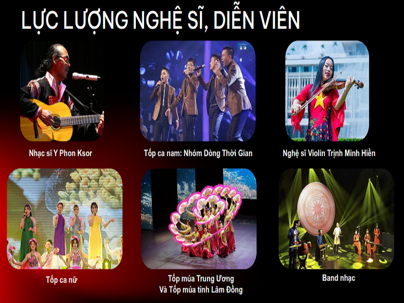 Chương trình quy tụ nhiều nghệ sĩ, diễn viên từ nhiều tỉnh, thành