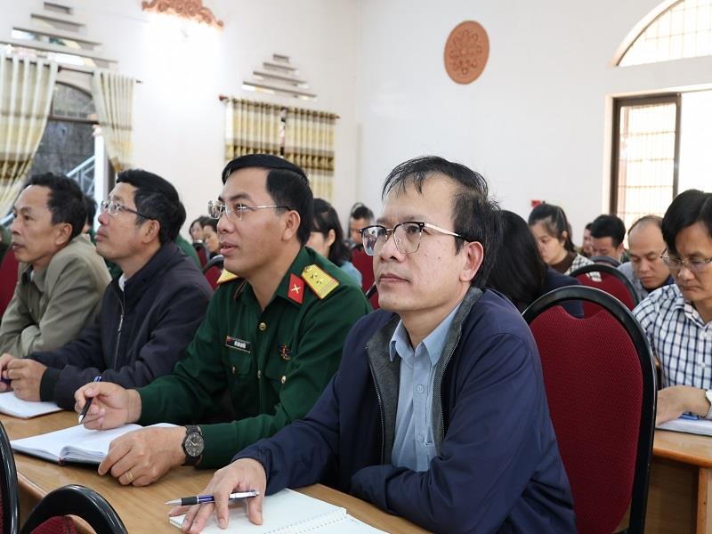 Các đại biểu tham dự lớp bồi dưỡng