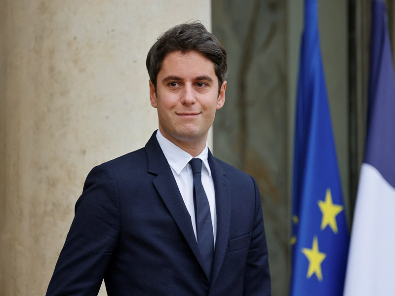 Tân Thủ tướng Pháp Gabriel Attal. (Ảnh: AFP)
