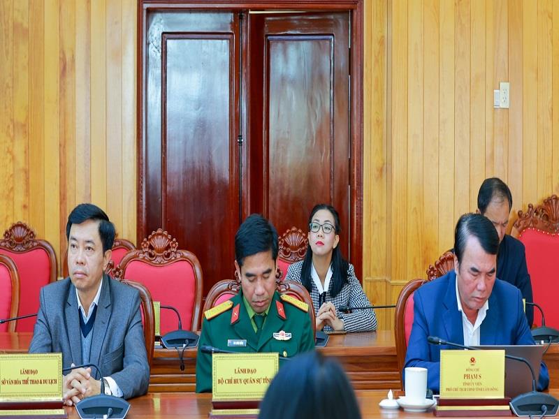 Phó Chủ tịch UBND tỉnh Phạm S và lãnh đạo các sở, ngành dự hội nghị tại điểm cầu tỉnh Lâm Đồng