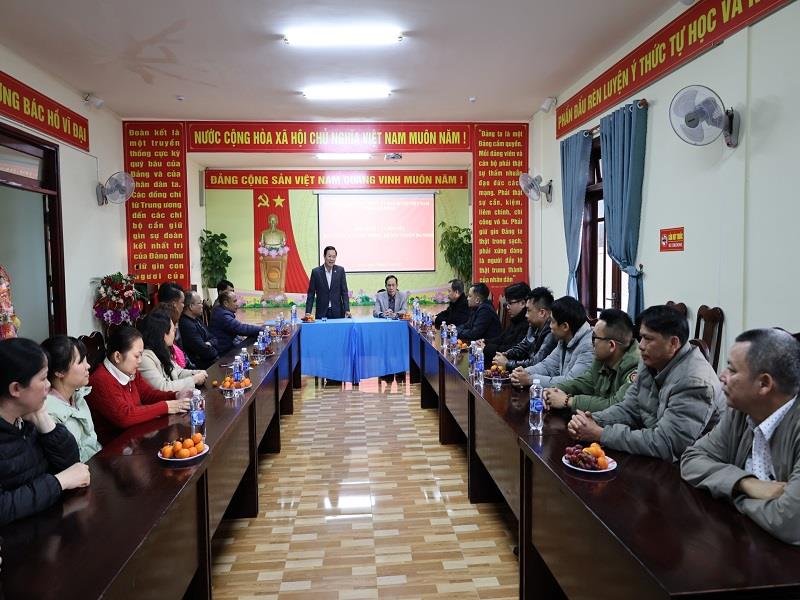 Việt Nam tỉnh thăm, chúc Tết Ban Quản lý rừng phòng hộ đầu nguồn Đa Nhim