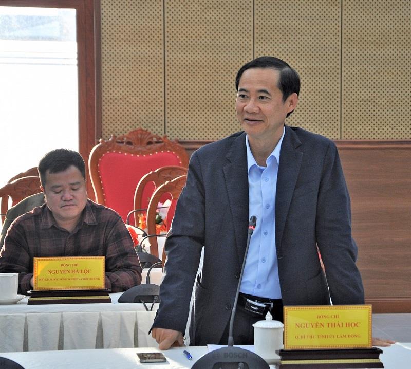 Quyền Bí thư Tỉnh uỷ Lâm Đồng phát biểu tại Toạ đàm