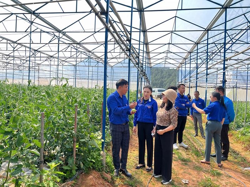 Tham quan mô hình tiêu biểu được hỗ trợ vay vốn từ Đề án Chính sách tín dụng dành cho thanh niên khởi nghiệp